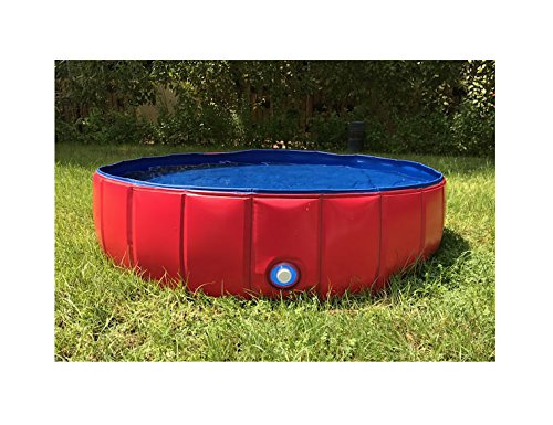 Foldable Dog Pool - Folding Dog/Cat Bath Tub - Collapsible Pet Spa Whelping Box