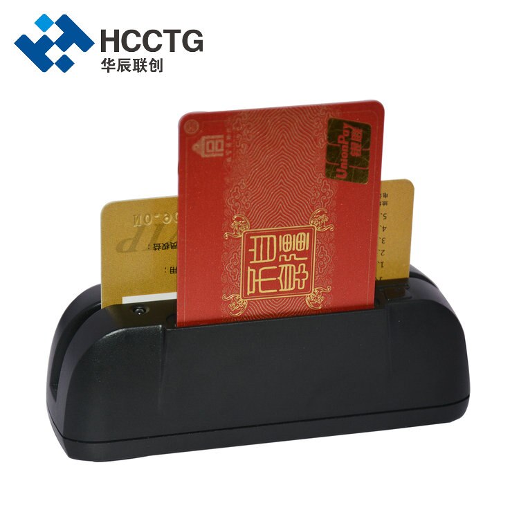 Handheld Small ISO7816 Smart NFC MSR Reader Writer HCC790U-SF: MSR and RFID