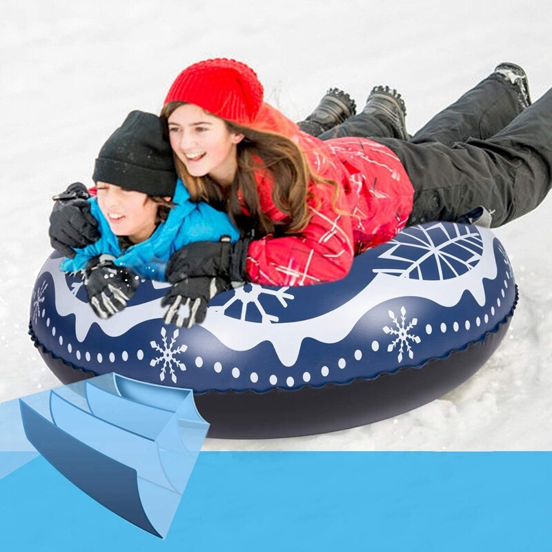 Verkoop Sneeuw Buis Zware Opblaasbare Sneeuw Slee Voor Kinderen En Volwassenen Outdoor Sneeuw Speelgoed