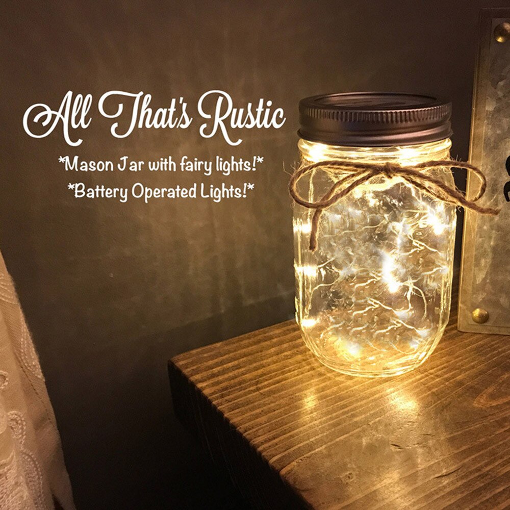 Zon Glas Solar Mason Jar Licht Fles Lamp Outdoor Mason Jar Met Geïntegreerde Zonnepaneel En Leds Voor Verlichting Opknoping lamp