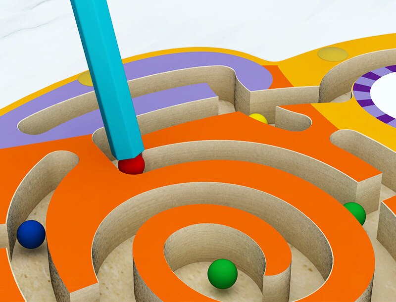Pädagogisches Spielzeug Magnatic Labyrinth 3D Tier Labyrinth Montessori Spielzeug Früh Lernen Holz Spielzeug Für Kinder 3 Jahre Alt Kinder