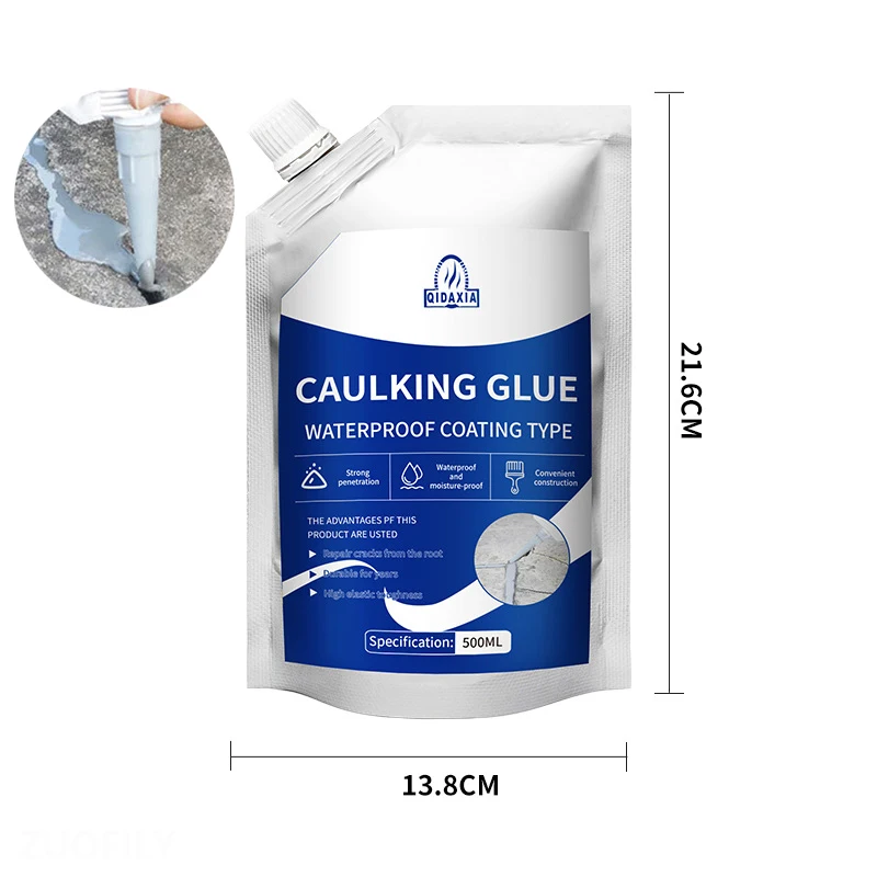 Waterdichte kit voor daken en vloeren, voeglijm voor beton, voegvullers, kit voor scheurreparatie, muurvoeglijm: Beige