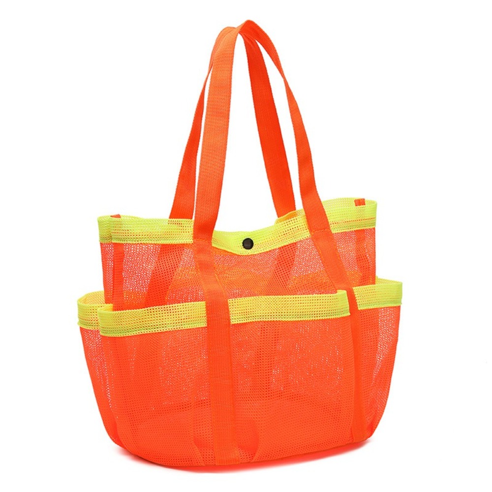 Portable Beach Tote Bag Breathable Foldable Toiletry Bag Durable Large Capacity Quick Dry Swimming Handbag