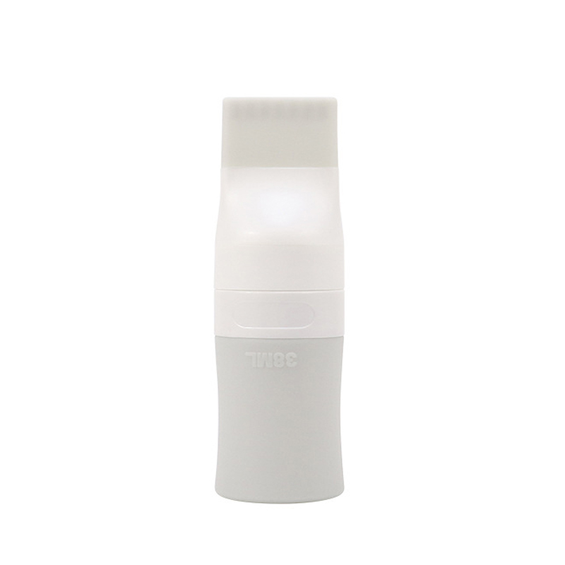 1PC 38/60/80ml Porous Silicone Dispensing Bottle Shampoo Body Wash Hair Dye Lotion Refillable Bottling Portable Travel: army green