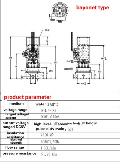 Water Flow Sensor Switch Flow Meter For Industrial turbine flowmeter water flow sensor Brass water flow sensor Turbine meter