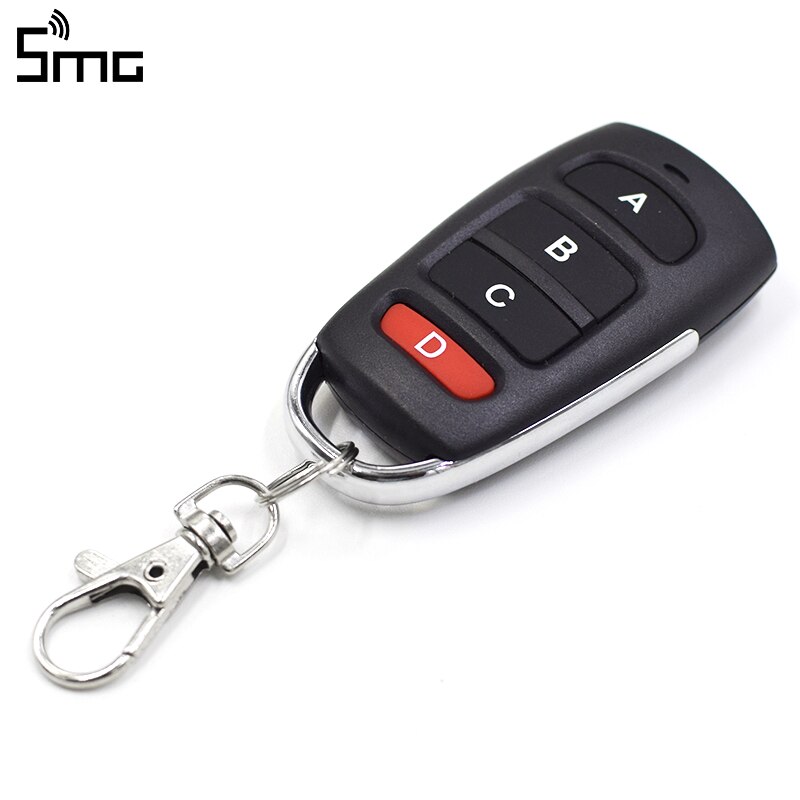 Duplicator 433.92MHz remote control garage door 4-channel hand transmitter remotes controller Fixed code controls to clone