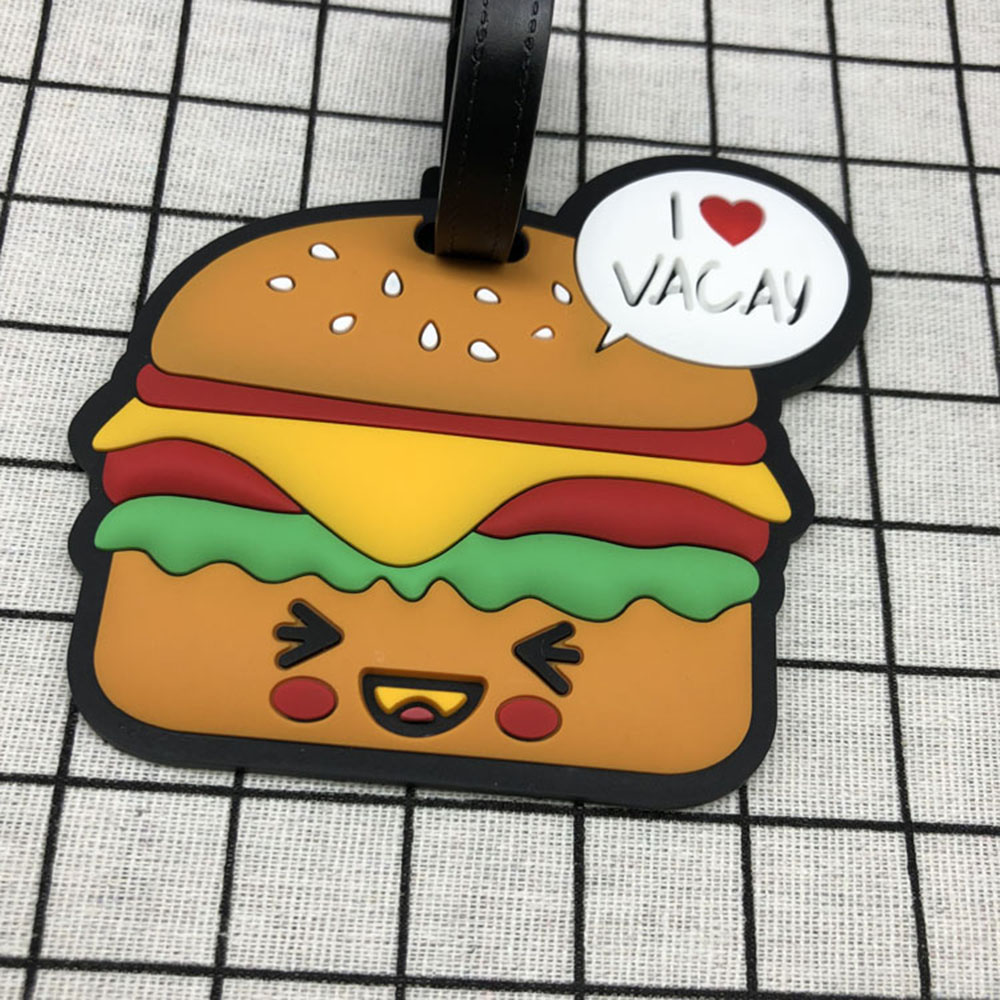 Travel Accessories Baggage Boarding Tags Luggage Tag Cartoon Silica Gel Suitcase ID Addres Holder Portable Label: 5