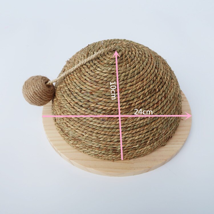 Katteskrapebrett pute modnere innlegg kattunge bølgepapp pute pute katteleker sliping spikeskraper matt madrass: 24 x 24 x 11.5cm