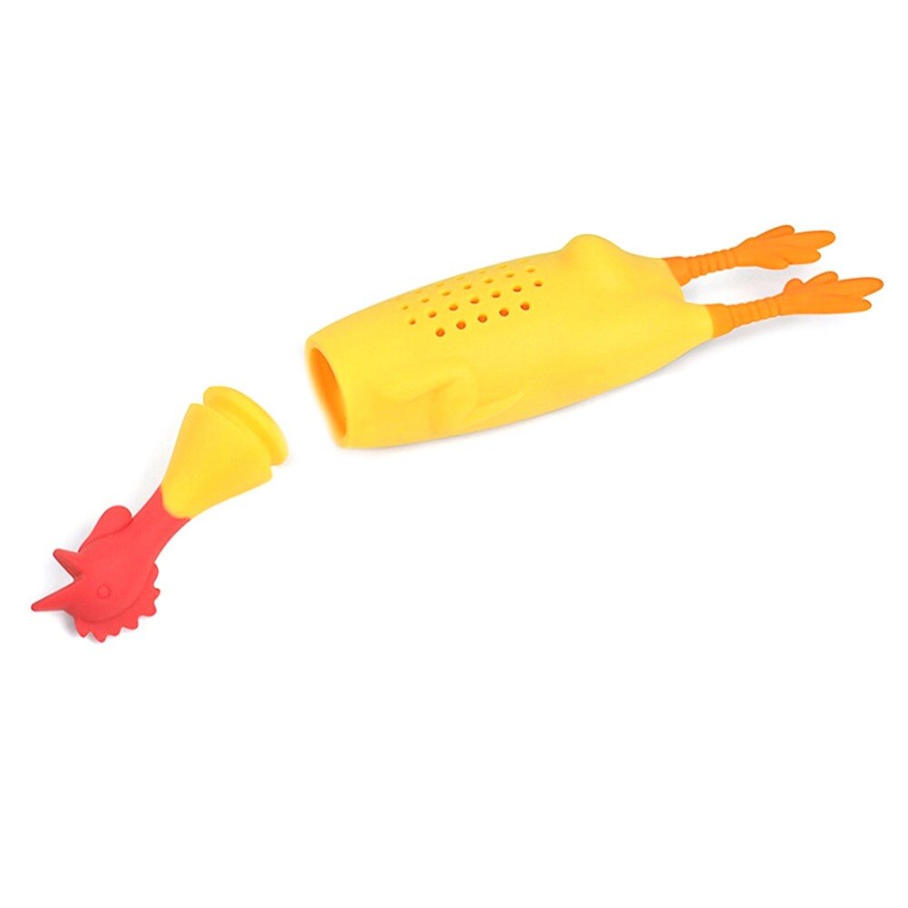Infuseur en Silicone pour thé | Mignon, coq de poulet, poule infuseur pour thé, Pot d'assaisonnement, récipient à condiments, boîte à épices réutilisable OK 0988 1 pièce