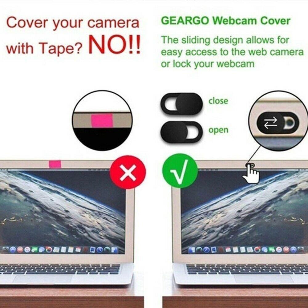5PCS WebCam Cover Shutter Magnet Slider Plastic For iphone Laptop Camera Web PC Tablet Smartphone Universal Privacy Sticker