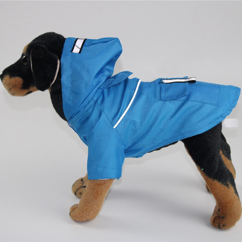 Chubasquero para perros pequeños, ropa impermeable para cachorros, abrigo para exteriores, chaqueta de lluvia para perrito de Mascota, poncho de perro mediano reflectante, malla transpirable