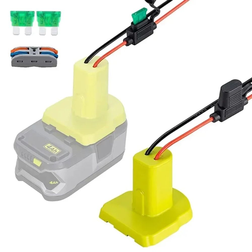With Fuse Switch Power Wheels Adapter Safety 12AWG Wire Battery Adapter Connector Efficient Power Upgrades