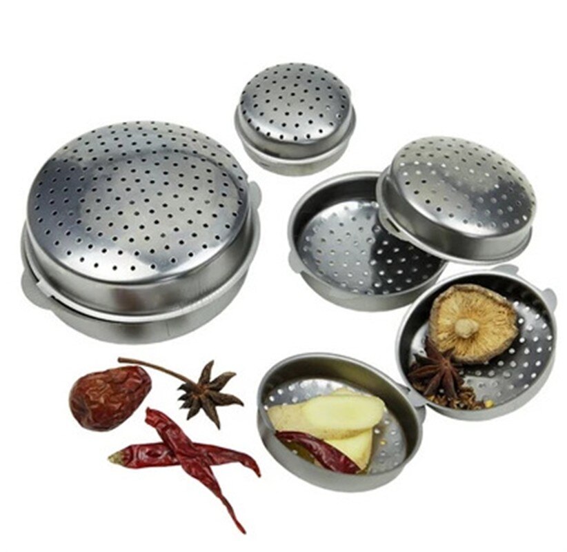 Utensilios de cocina de acero inoxidable Esfera de bola para especias colador agujero Infusor especias colador de filtro para Infusor