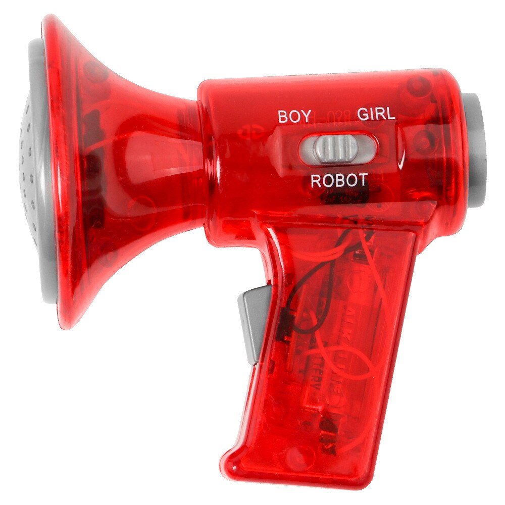 Grappige Multi Voice Changer Versterker 3 Verschillende Stemmen Fun Speelgoed Speaker Kids Gifttoys Voor Kinderen Verjaardagsfeestje Kerstcadeau: Rood