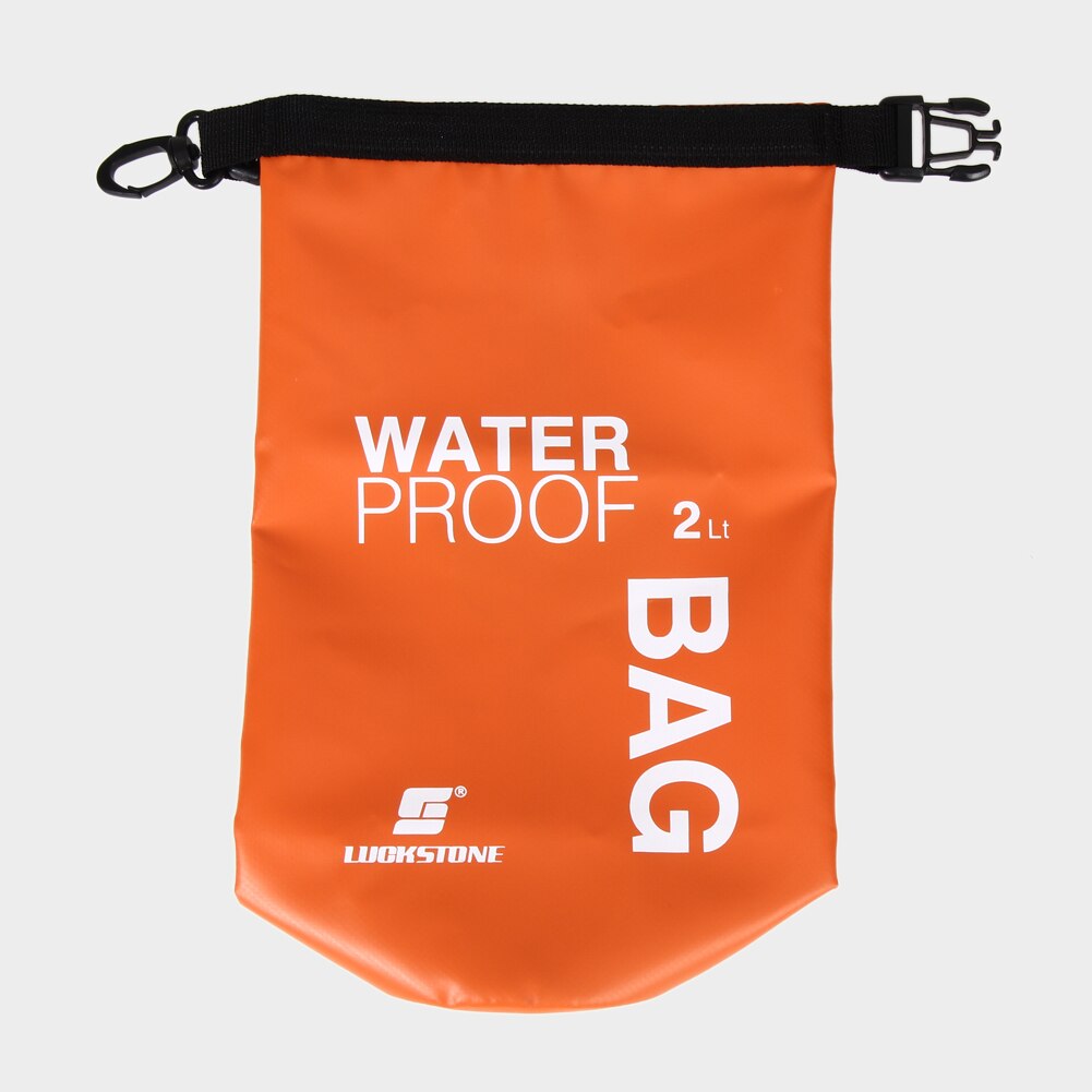 Wasserdicht Schwimmen Beutel Trocken Sack Leichte Wasserdichte Telefon Beutel Schwimm Bootfahren Kajakfahren Camping Taschen für draussen Schwimmen: Orange 2L