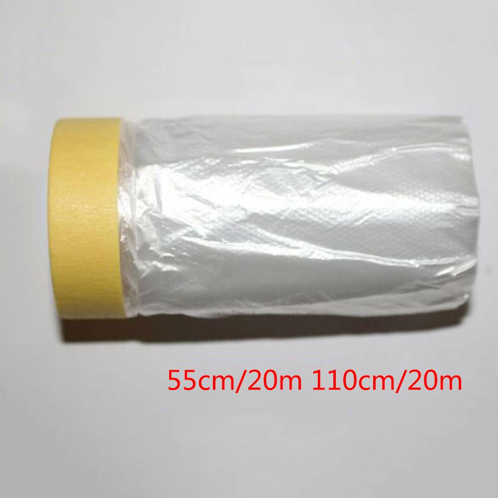 20M 1PCS Roll Spray Paint Protection Film For Car Paint Plasti Dip Rubber Paint Plasti Dip Masking Film Cover