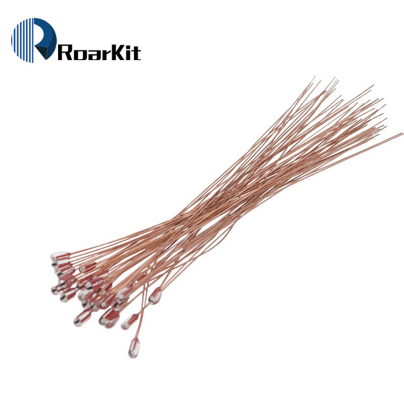 10Pcs/lot 100K ohm 1% NTC 3950 Thermistors for 3D Printer Reprap Mend For 3D Printer bed MK2a MK2b