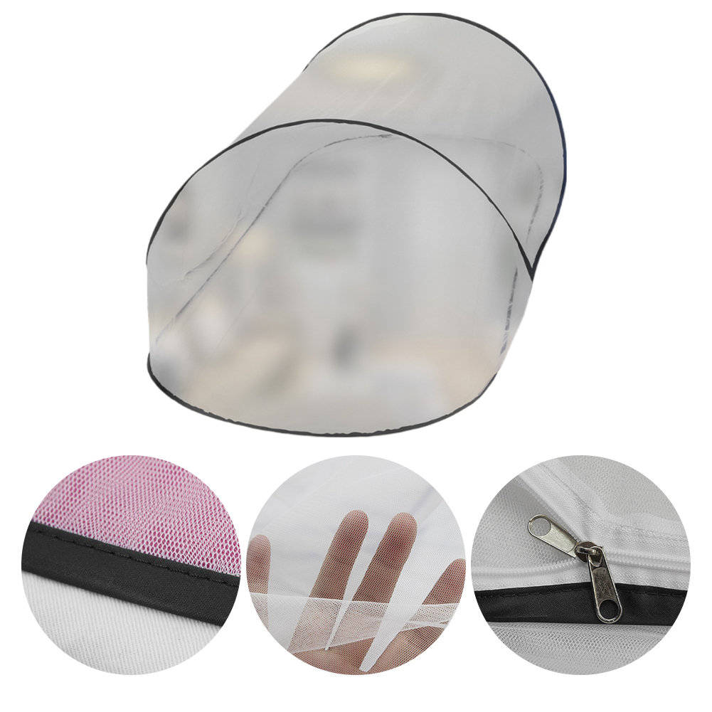 Pop-Up Mosquito Net Tent with Zipper Outdoor Camping Mosquito Net Portable Folding Mosquito Netting for Baby Adults Trip