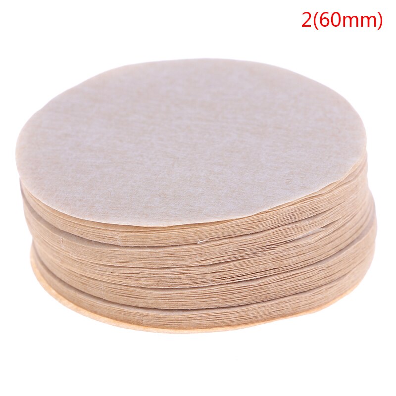 100Pcs Koffie Maker Vervanging Filters Papier Voor Aeropress Koffie: 60mm