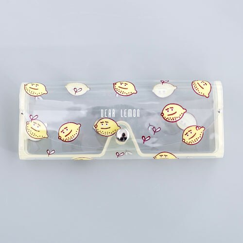 1 PCS Cartoon Cute Travel Transparent PVC Eye Glasses Cosmetic Makeup Earphone Organizer Bag Case: 3