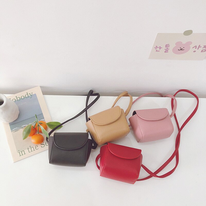 Cute Baby Mini Clutch Purse Kawaii Little Girl Small Coin Pouch Leather Messenger Bag Toddler Girls Wallet Purses