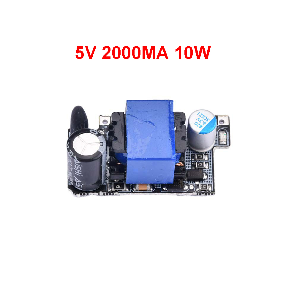 AC-DC 5V Buck Converter AC 220v to 5v DC step down Transformer power supply module 4A 3W/5W/10W AC-DC Converter module: Red