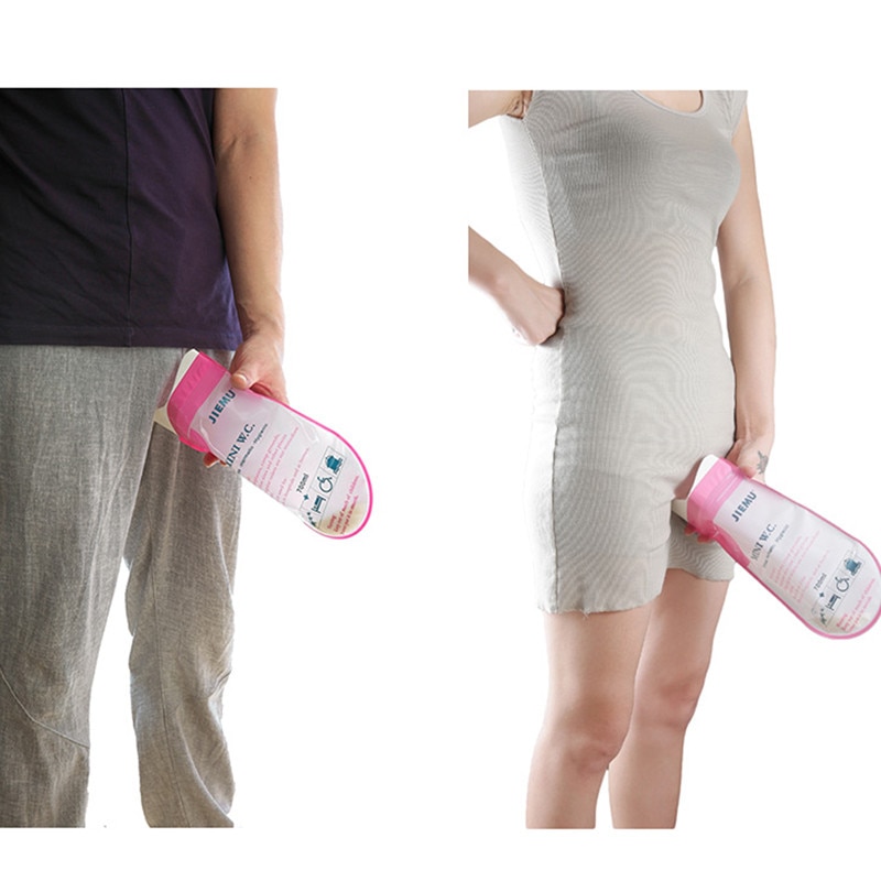 Disposable Urinal Bag - 31x13.6x31cm - Portable Travel Accessory - Emergency Pee Bag for Men, Women, Kids
