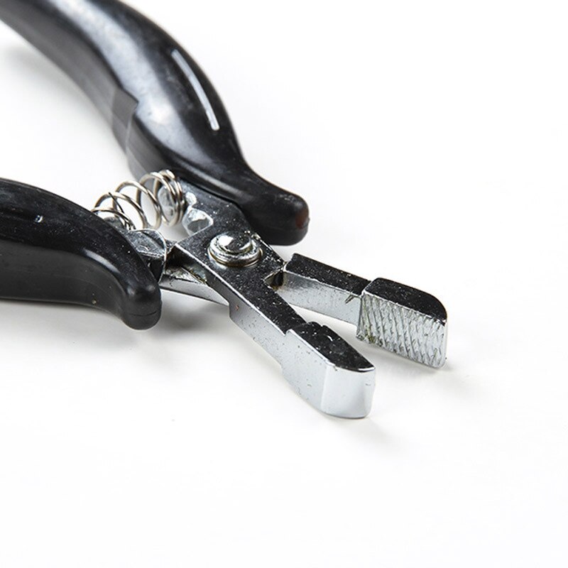 Stainless Steel Hair Clip Hair Extension Tool Multi-Function Hair Extension Pliers Flat Hair Extension Tool