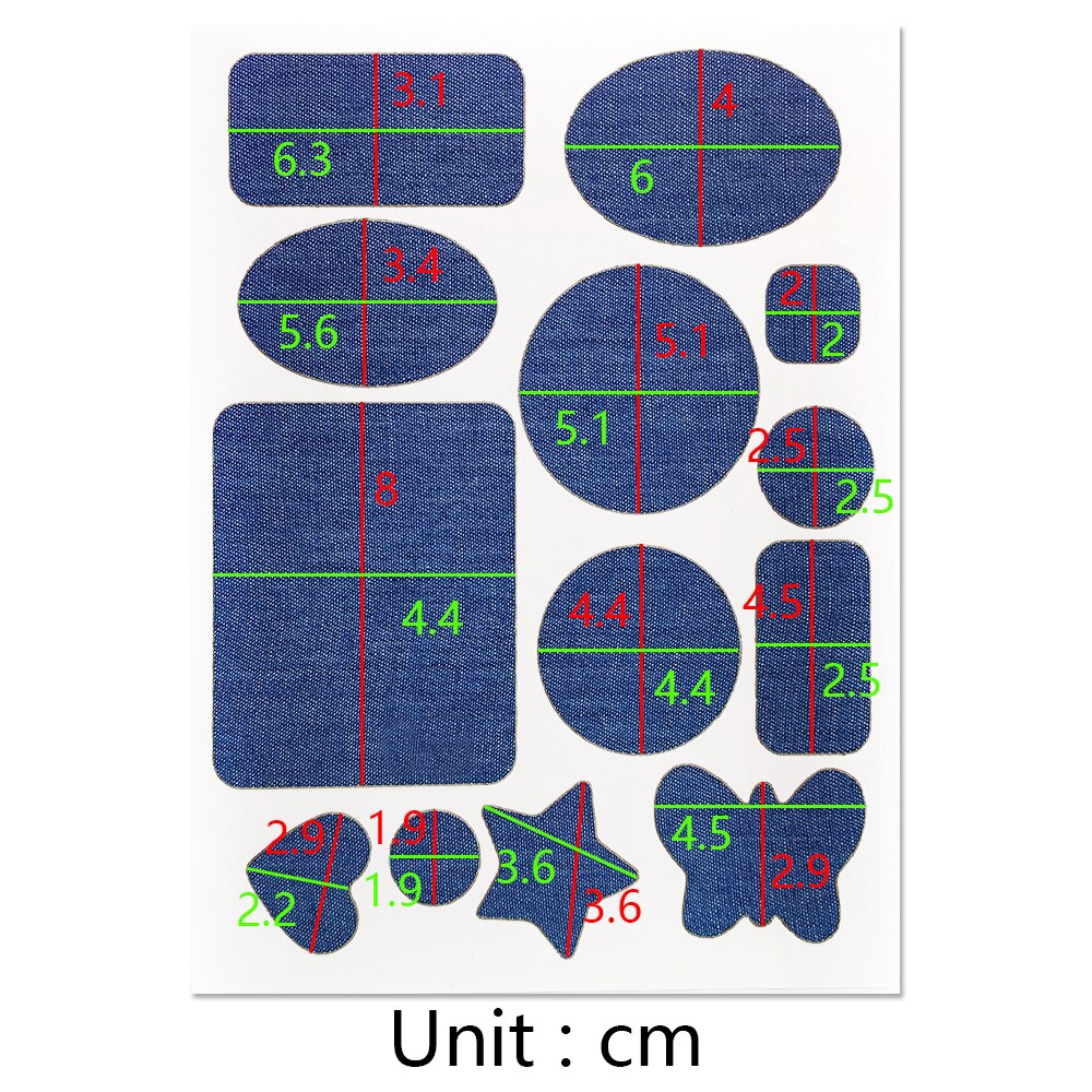 Parches de tela vaquera autoadhesivos para ropa, parches de tela vaquera para reparación de ropa, pegatinas de pantalones, apliques de insignias DIY