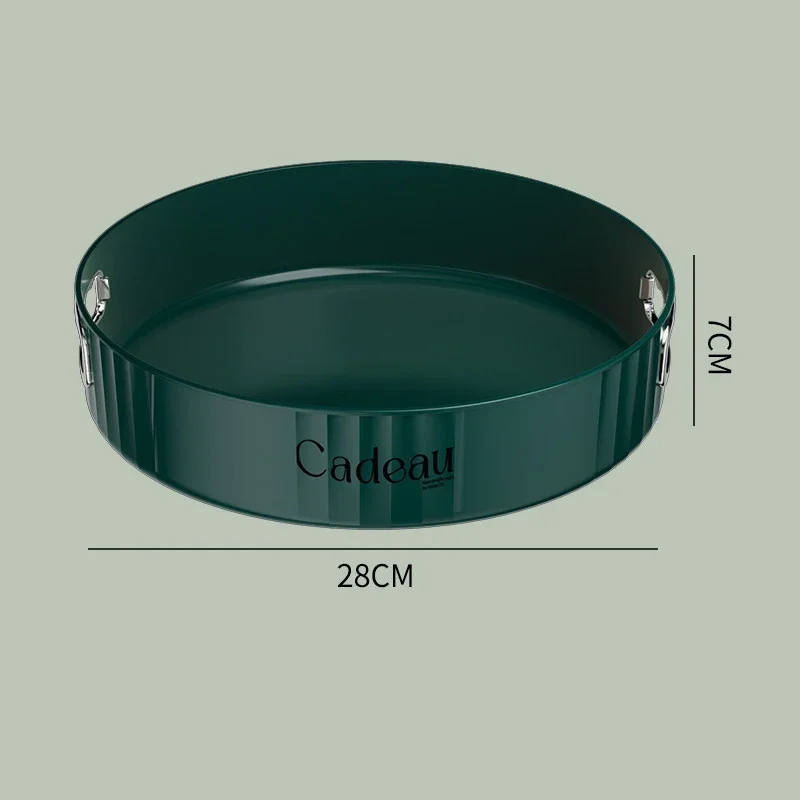 360 graden draaibaar rond dienblad Aanrecht Multifunctioneel opbergvak Roterend opbergrek Keukenopslag Badkamerorganisatie: WHITE