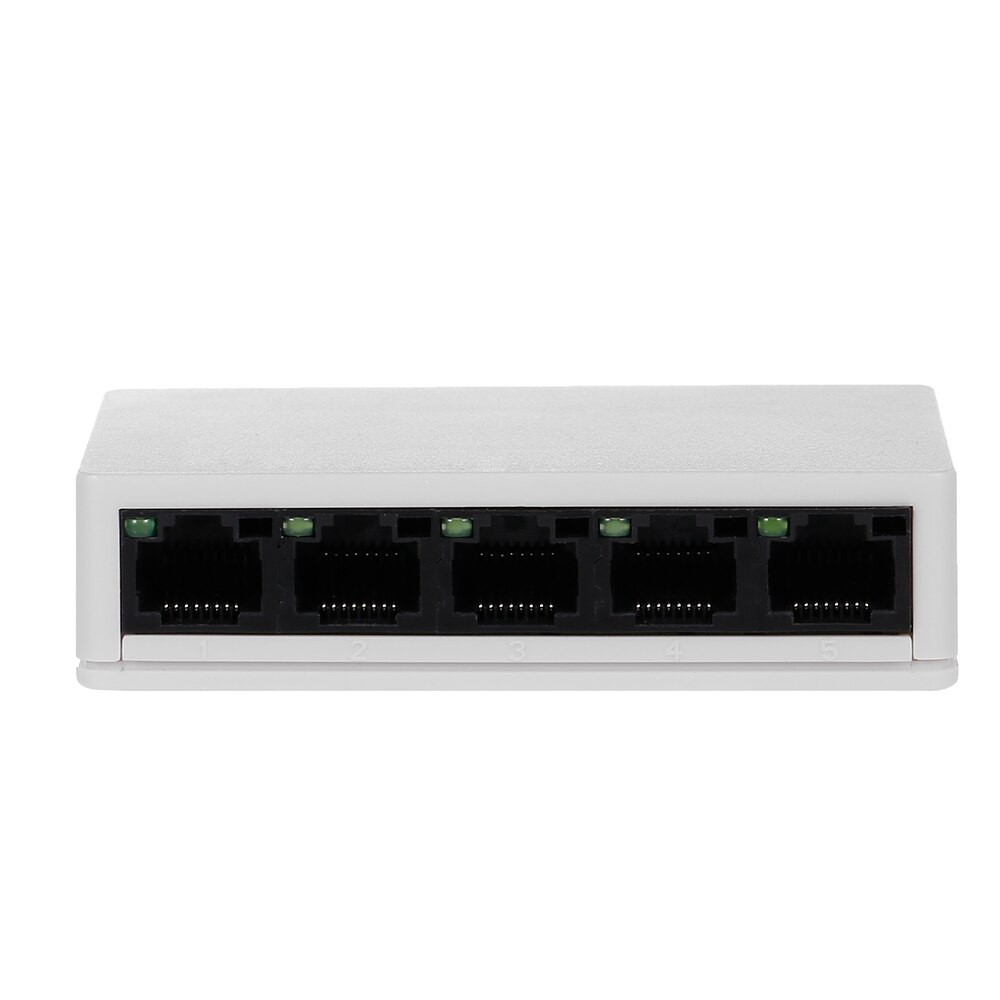 5-Port Switch Gigabit 10/100Mbps Ethernet Switch Distributor Network Switch Driver Free Plug And Play Home Office US EU Plug