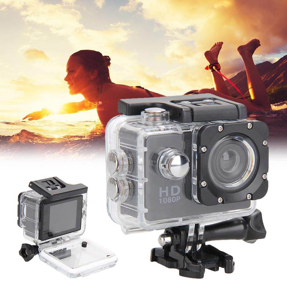 2,0 Zoll voll HD 1080p wasserdichte Kamera Camcorder Sport DV gehen Wagen Nocken Profi Camcorder mit Nocken Zubehör zum Skifahren Radfahren