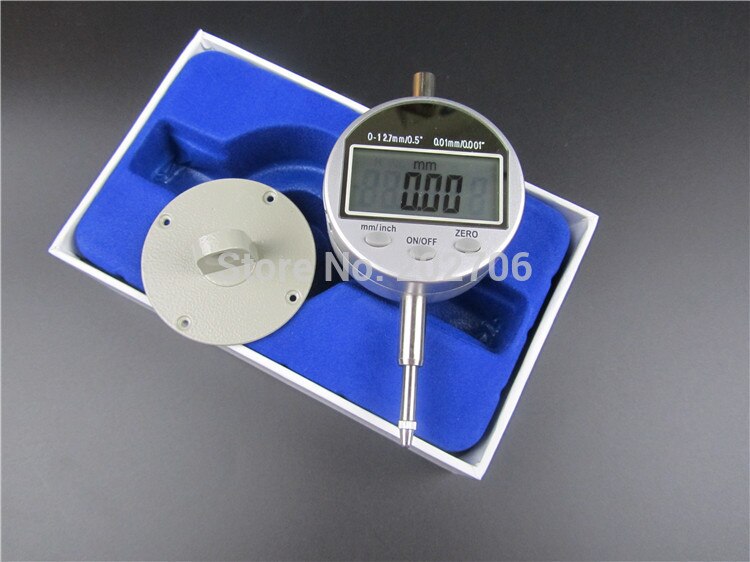 0.01mm/0.0005" Range 0-12.7mm/0.5" Gauge Digital Dial indicator digtial indicator use 3V battery Precision Tool