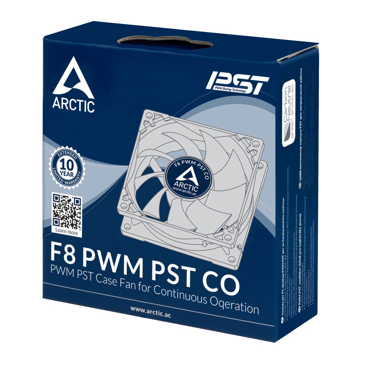 ARCTIC F8 PWM PST CO REV.2 Computer Case 8cm Fan 4Pin PMW Temperature Control Adjust 80MM Cooler Master