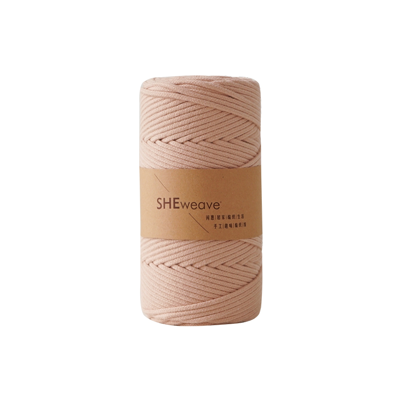 Cuerda de hilo de colores para manualidades, cordón de macramé de algodón trenzado de 3mm, para decoración del hogar y boda, DIY, 100M