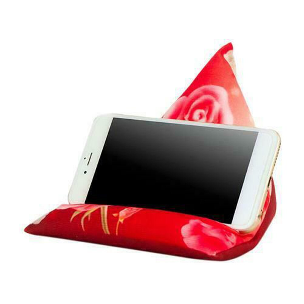 Tablet pudeholder stativ bogsofa sofa sofa læsning støttepude til flad trekant blød rejse hjem brug: E