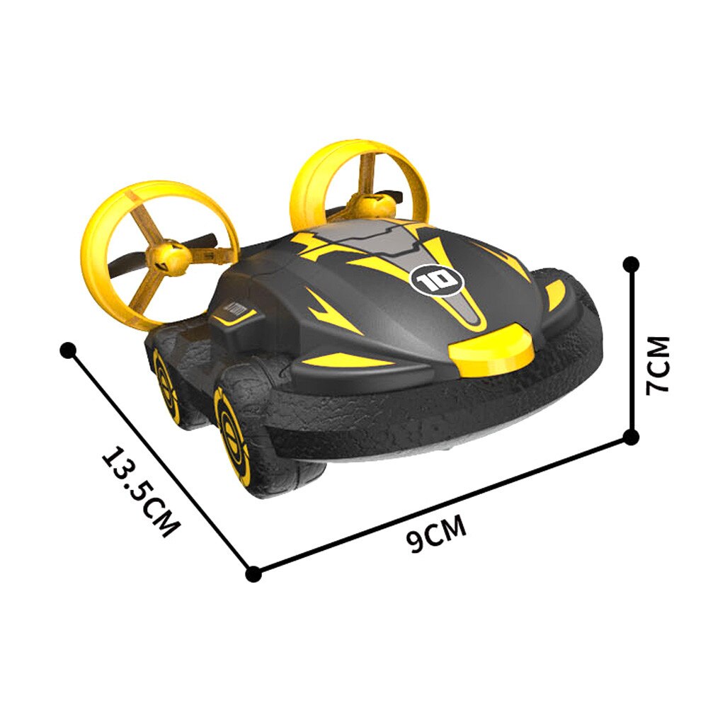 2.4g água & terra 2 em 1 anfíbio deriva carro de controle remoto hovercraft alta velocidade barco rc dublê carro para meninos modelo brinquedos ao ar livre