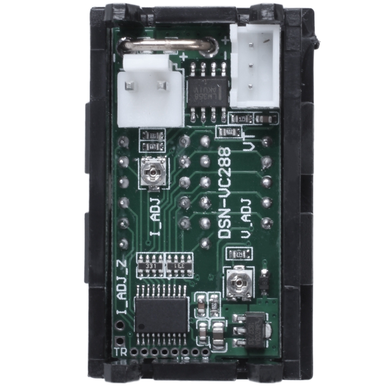 Voltímetro digital de CC, amperímetro, 100 V, 10 A, montado en Panel