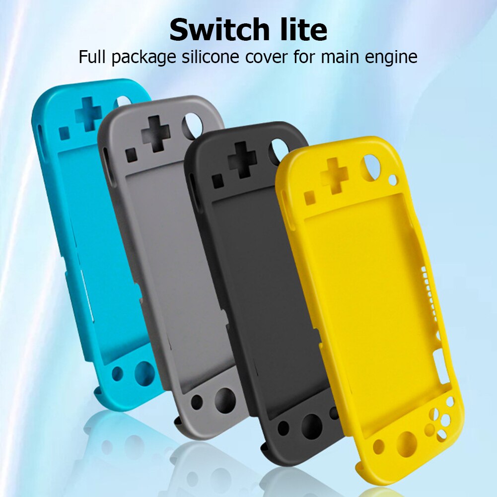 4 Kleuren Siliconen Case Shockproof Antislip Beschermende Soft Volledige Cover Voor Nintendo Schakelaar Lite Console