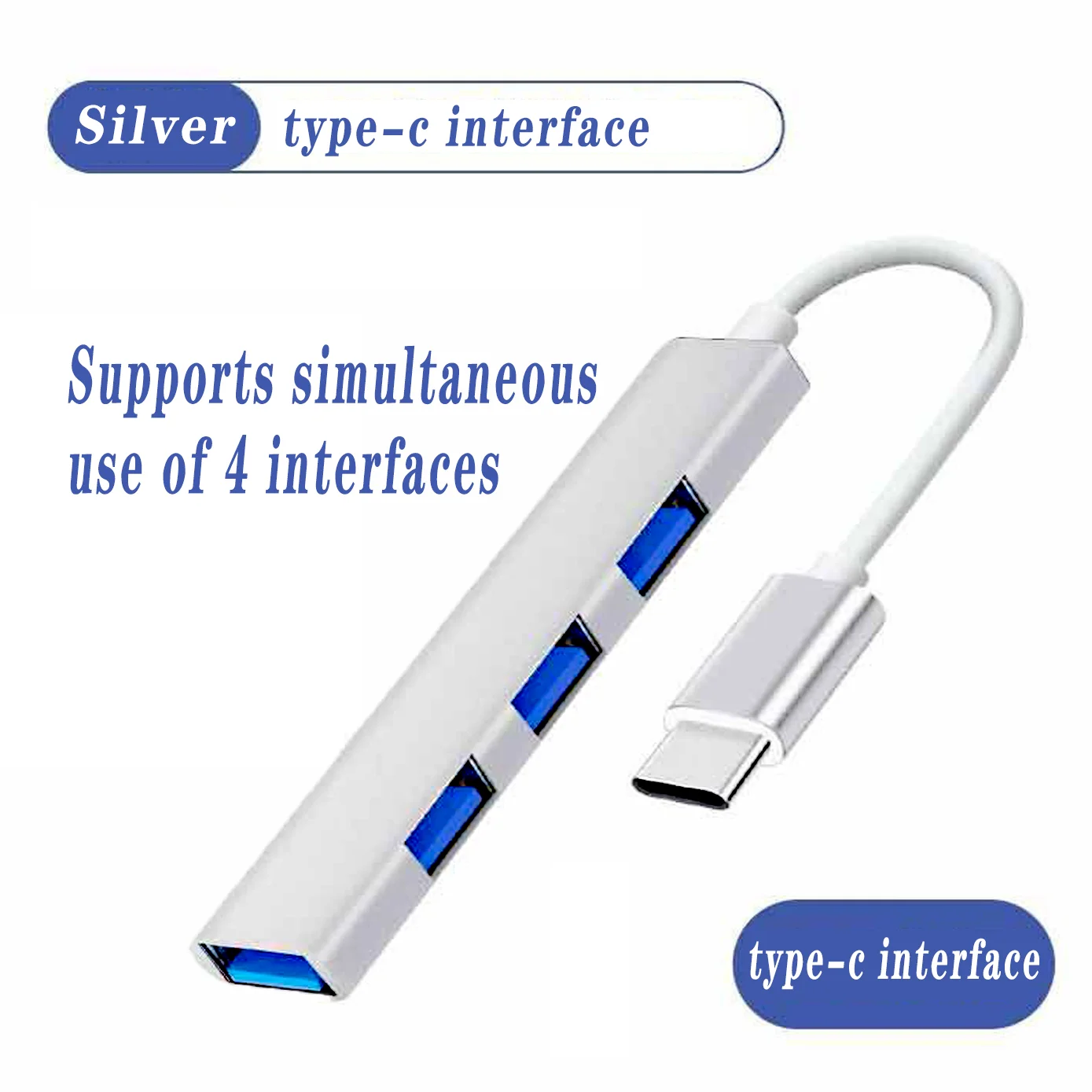 8-IN-2 USB hub 3.0 USB C hub dock station 5Gbps High Speed Transmission USB Splitter Type C to USB OTG Adapter For Macbook Pro