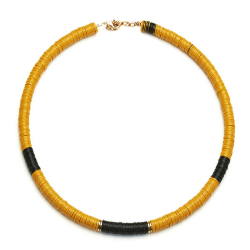 Boho della boemia Ras de Cou Desert Dore Blanc Noir naturale shell in rilievo collane di modo del choker collana di perline donne di kolye colar: necklace 5