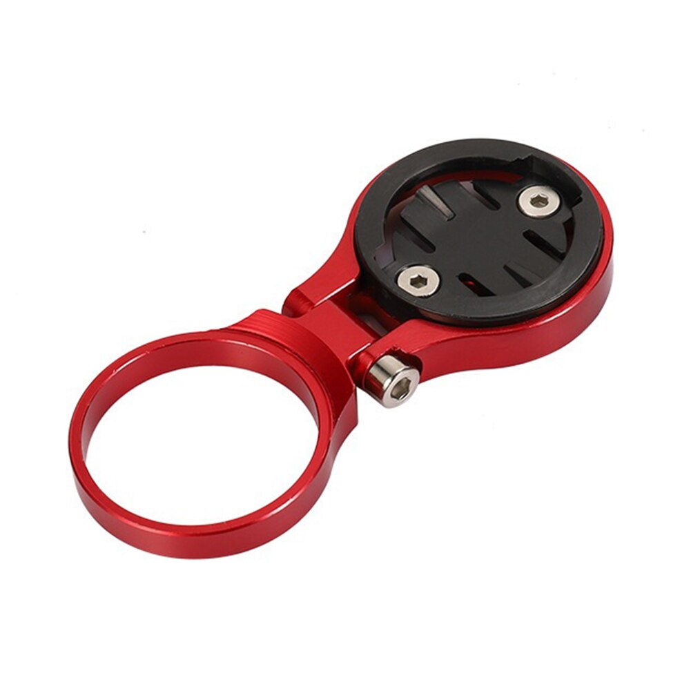 Bicycle Stand Computer Mount Holder Bike Odometer Speedometer Stopwatch Bracket Adjustable Angle GPS Cycling For Garmin Edge: Red