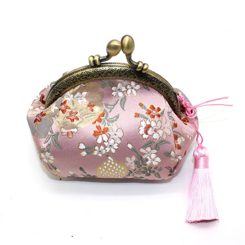 porte-monnaie femmes Vintage moraillon Mini sac glands poche à monnaie petit sac de rangement directe