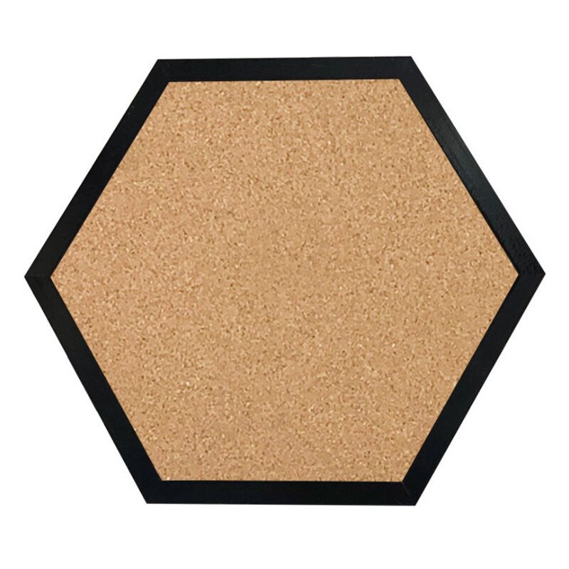 Cork Wood Wall Hanging Message Bulletin Board Frame Notice Note Memo Board for Home Office Shop School Photo Background