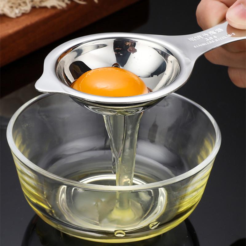 Edelstahl Ei Weiß Eigelb Separator Werkzeug Backen Zubehör Küche Werkzeug Ei Teiler Backen Kochen Hand Ei Gerät