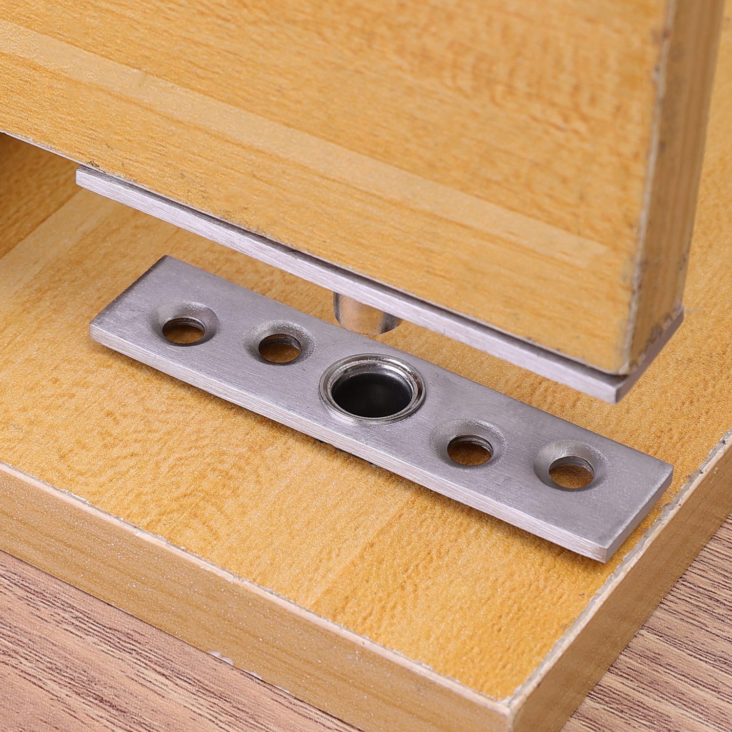 5/1 PC Rvs Pivot Scharnieren 360 Graden Roterende Scharnier Sluiting Garderobe Kastdeur Verborgen Scharnieren Meubelbeslag