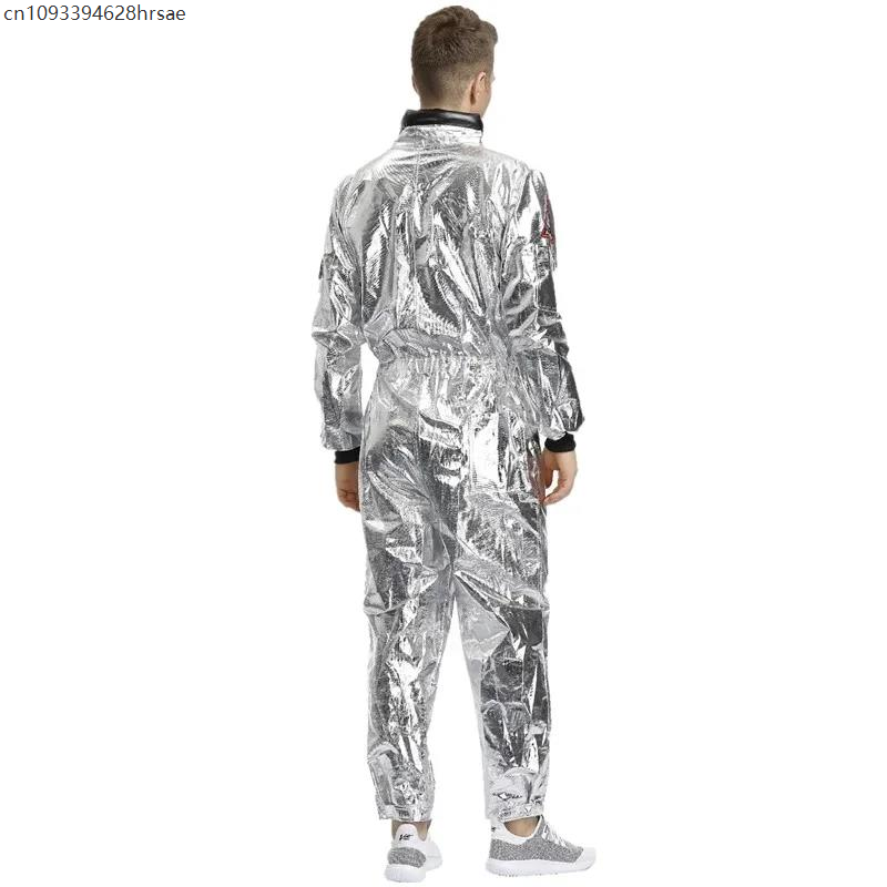 Halloween Erwachsene Silber Astronaut Kostüm Kinder Astronaut Kostüm Paare Spaceman Cosplay Anzug Party Dress Up Geburtstag