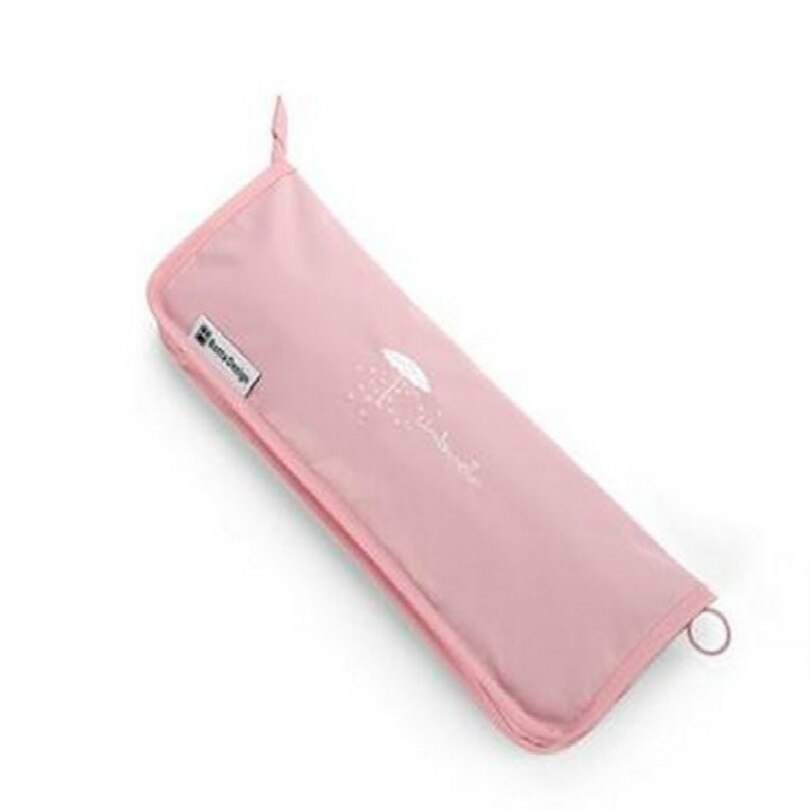 Funda impermeable para Exterior, bolsa de absorción de agua interna para paraguas, cubierta de paraguas, tapa de lluvia, bolsa de viaje al aire libre: Color rosa