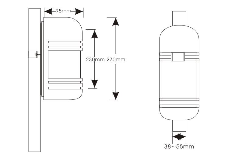 100 meters Wired Motion Infrared Dual Beam Detector with LCD Signal Display 8 Channel Beam