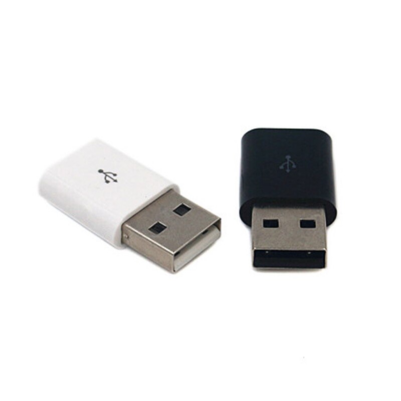 2 Colors Micro Female To USB Male Data Charge Adapter Converter Portable Safety Micro Female To USB Male Charge Connector Mini A